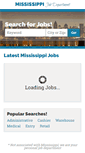 Mobile Screenshot of mississippijobdepartment.com